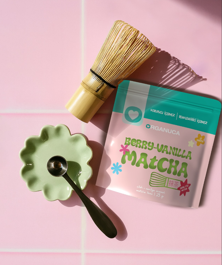 Organuca Berry-Vanilla Matcha – 25g