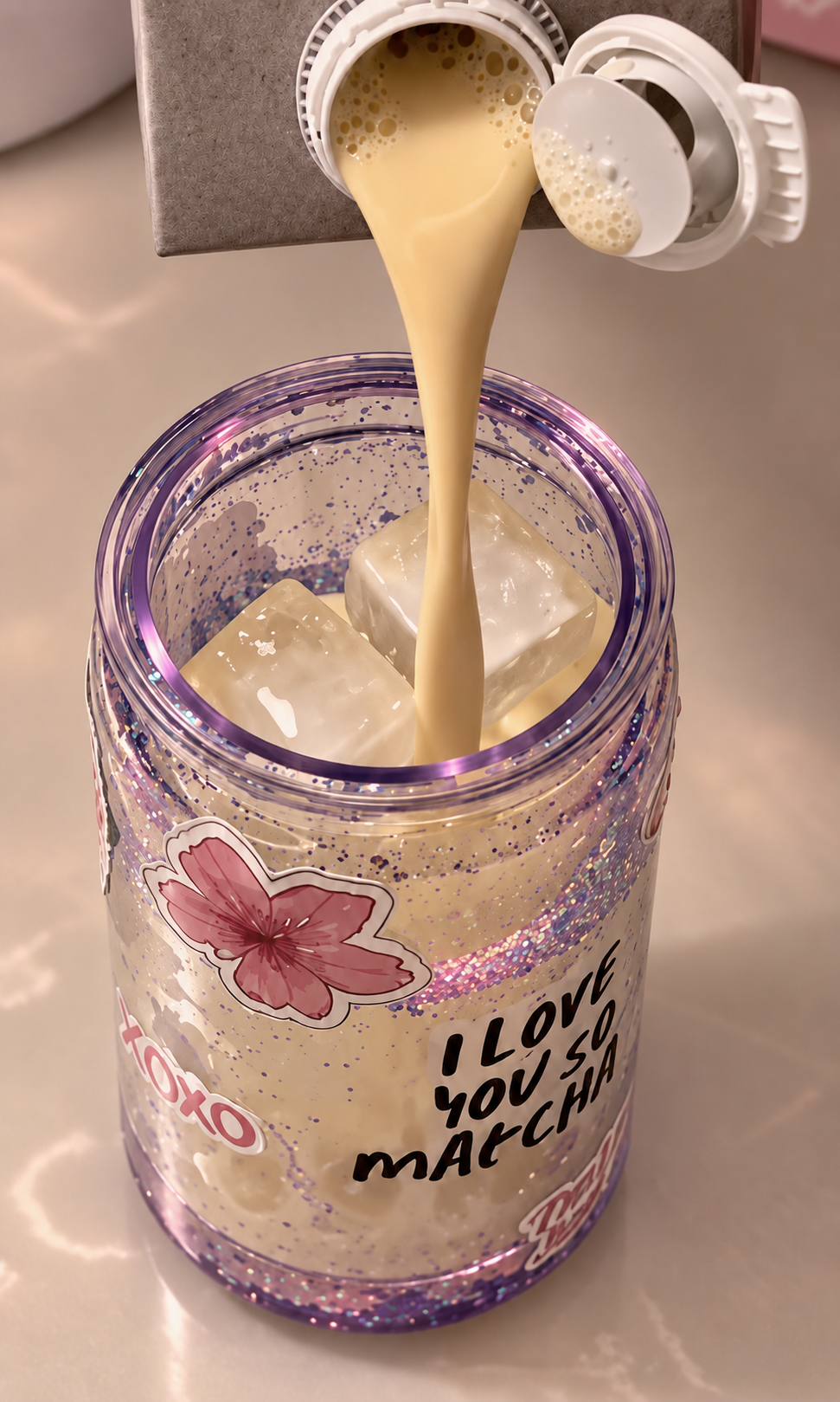 Love You So Matcha (plastic)