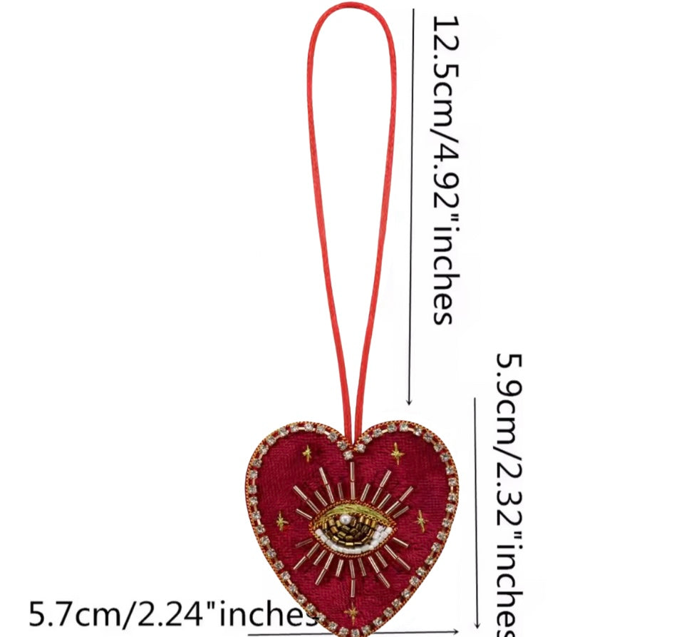 Mystic Heart – Beaded Charm