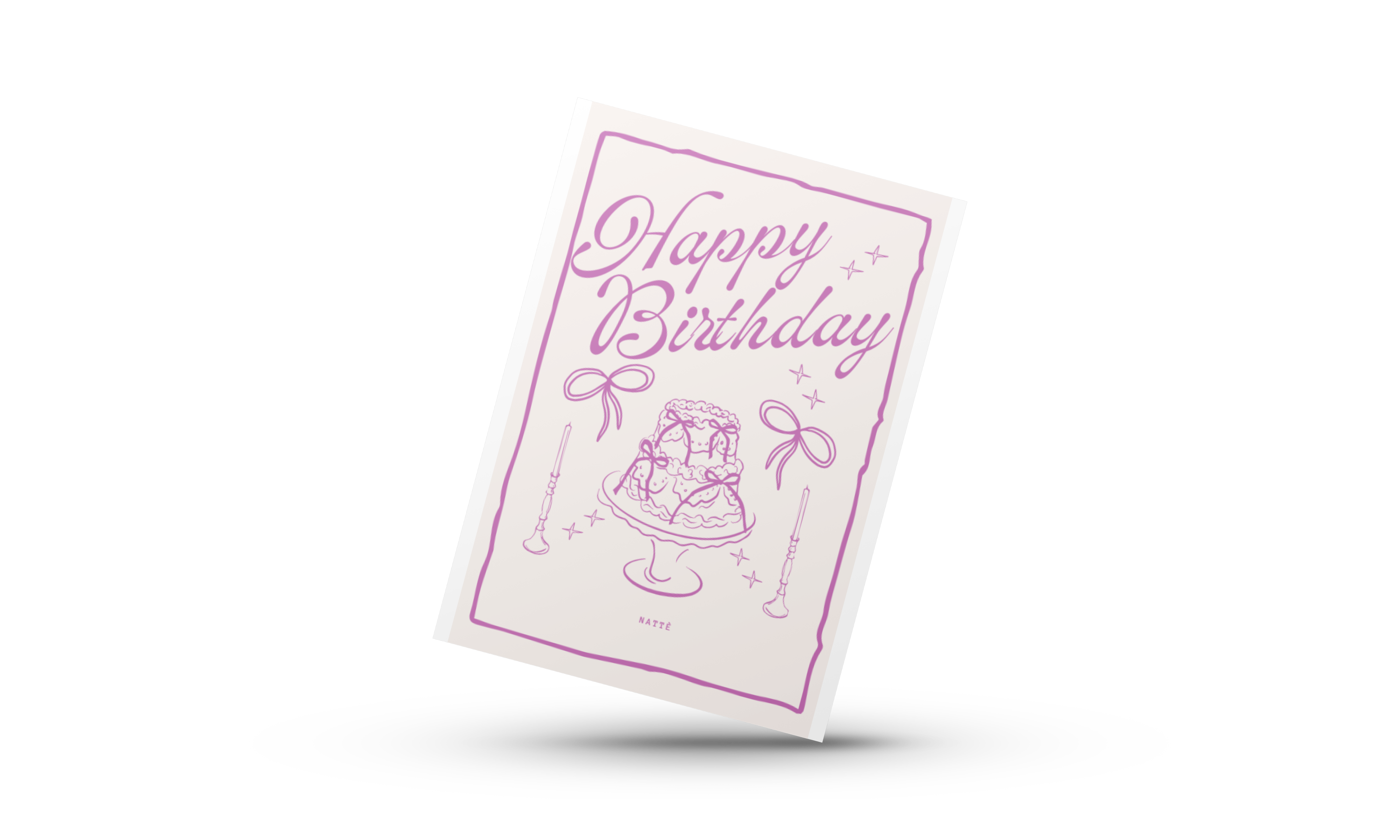 Happy Birthday - A slice of vintage charm