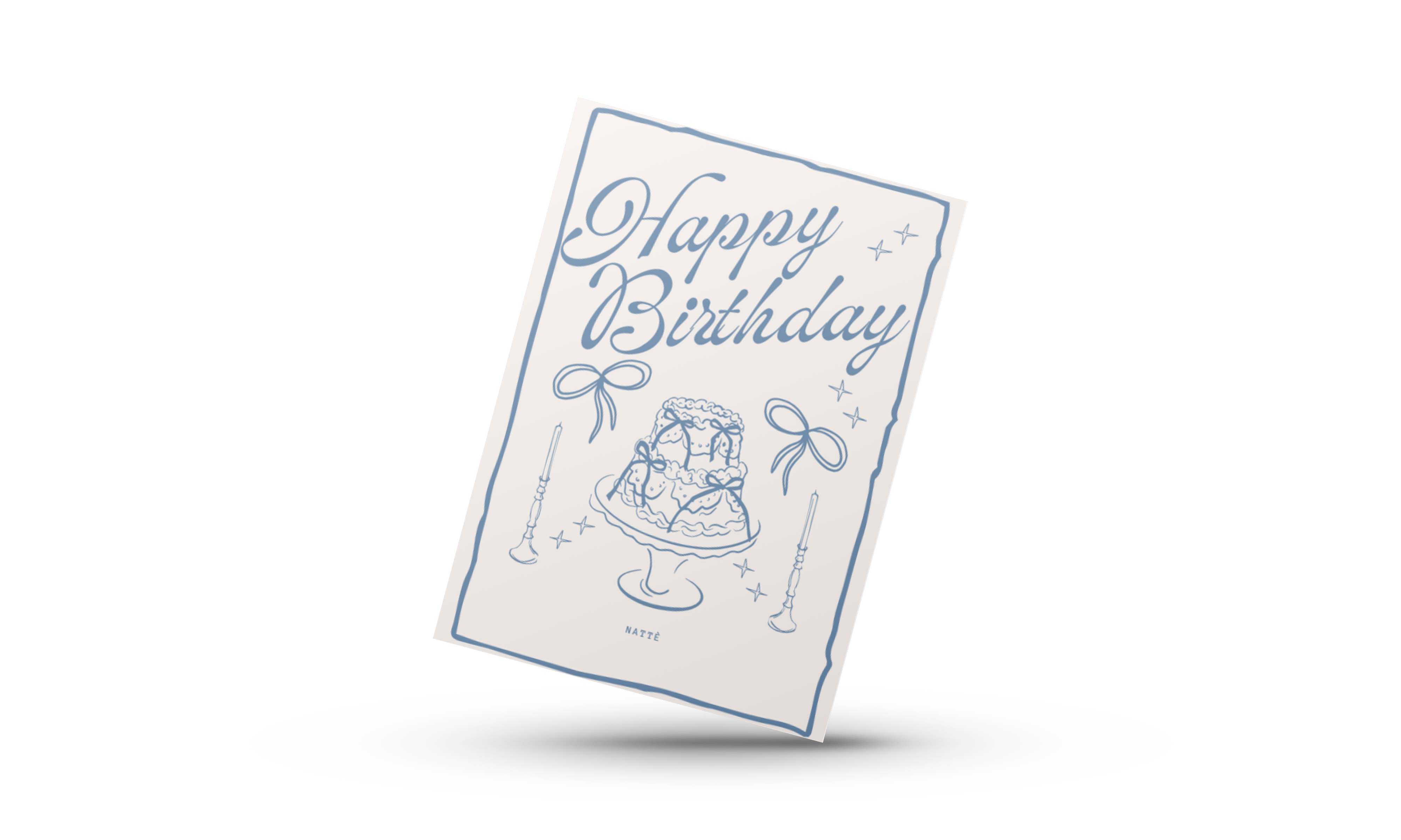 Happy Birthday - A slice of vintage charm