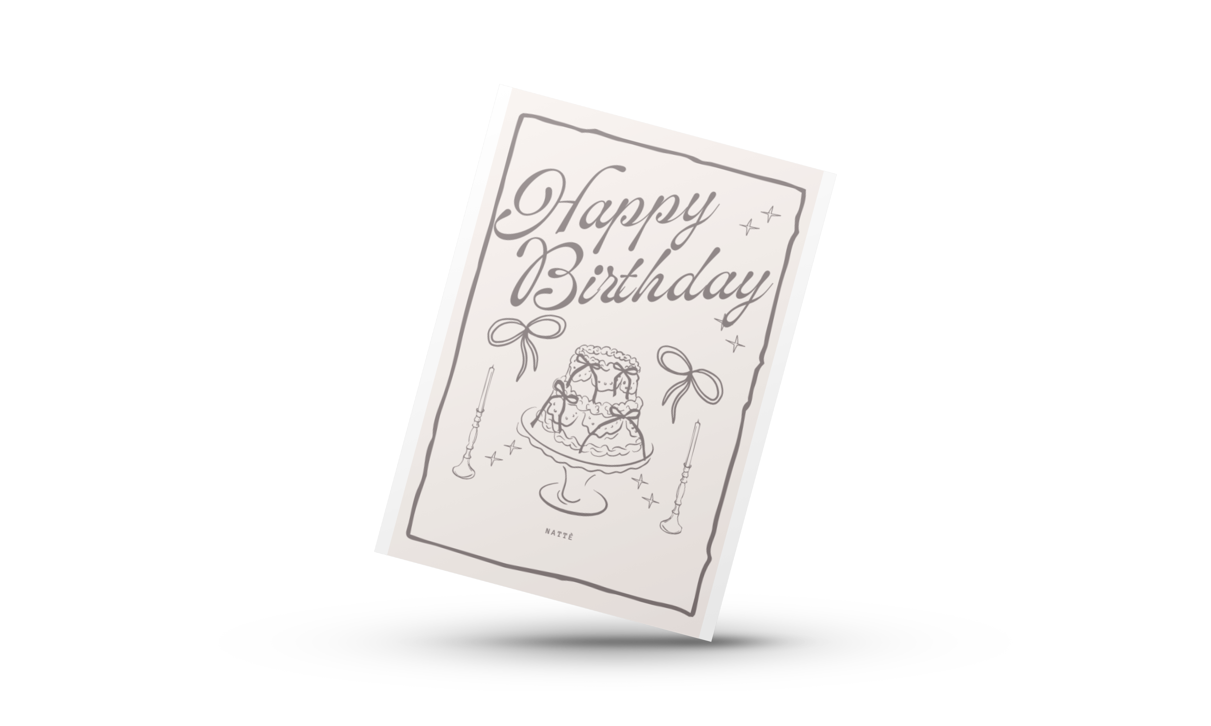 Happy Birthday - A slice of vintage charm