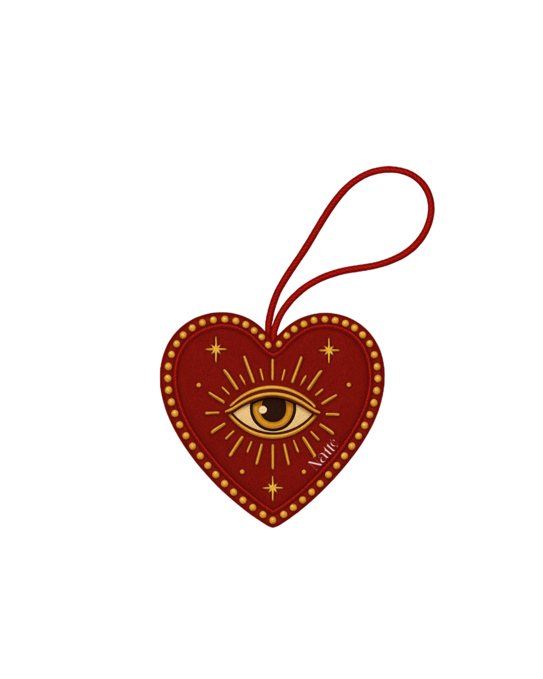 Mystic Heart – Beaded Charm