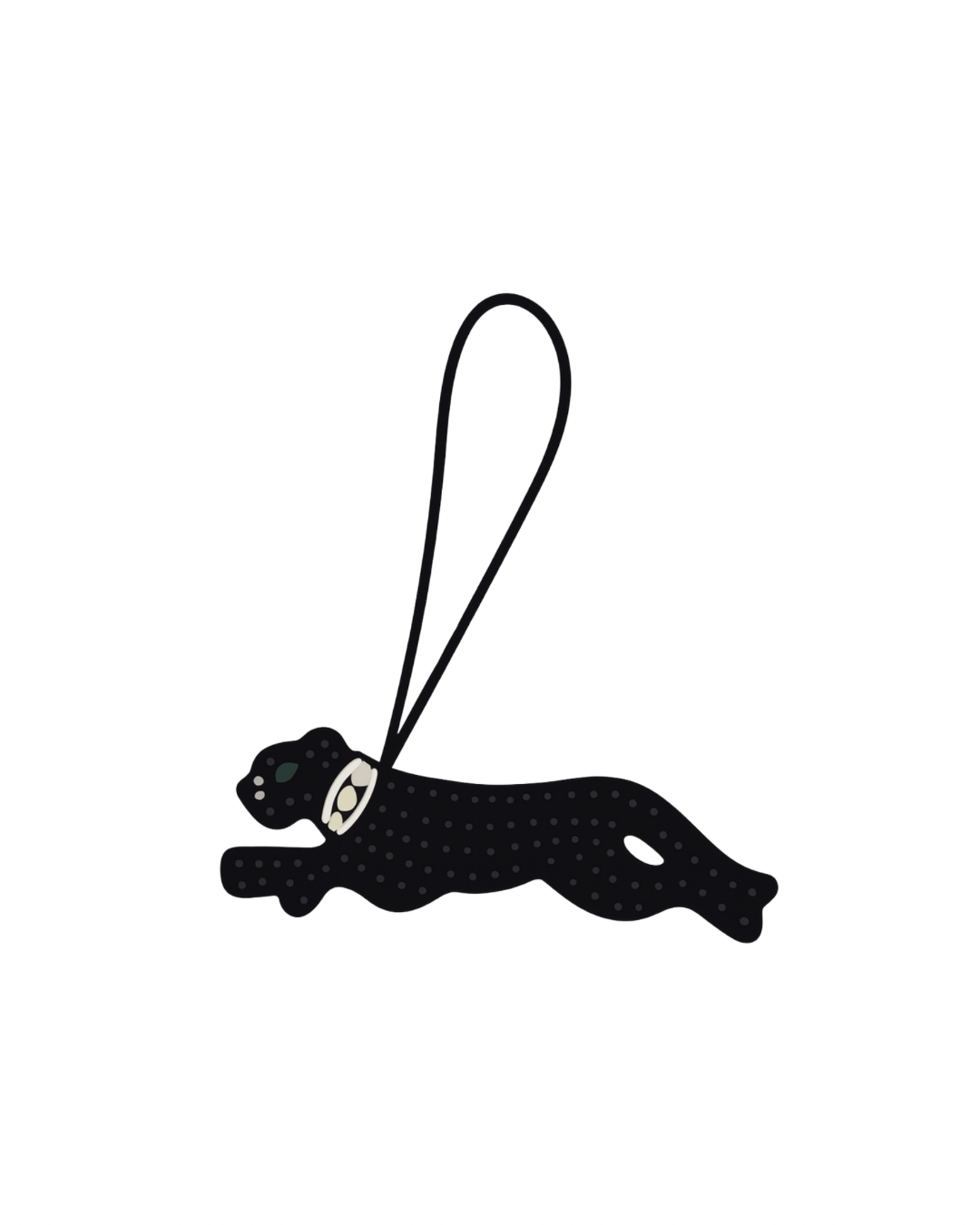 Noir Ember – Beaded Charm