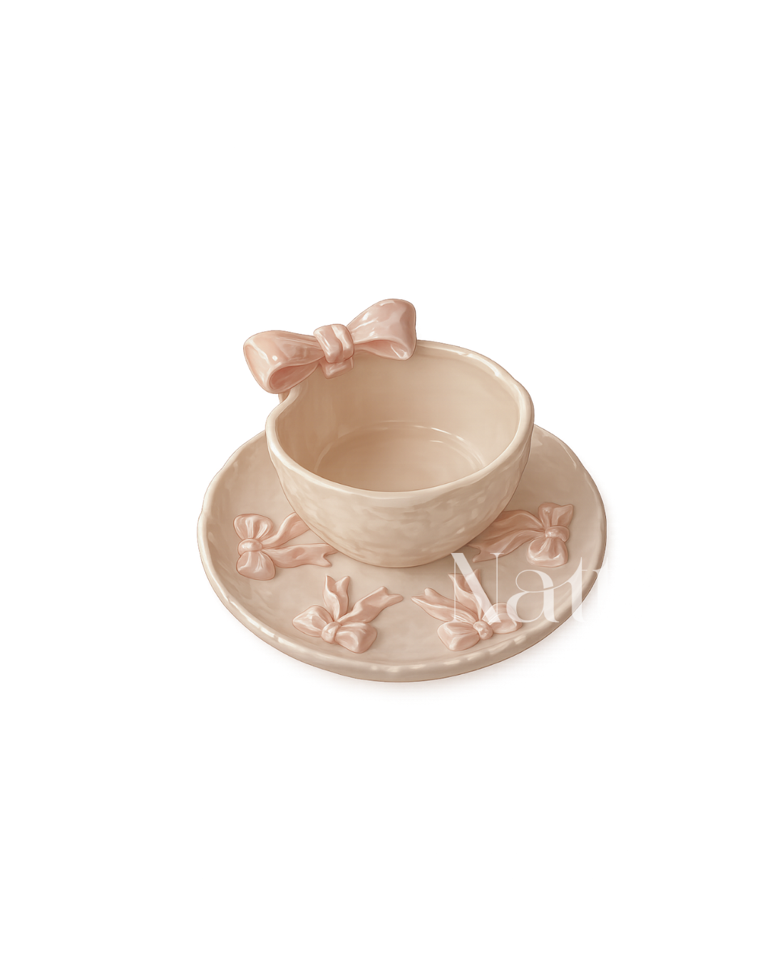 Softie Ribbon Cup & Plate