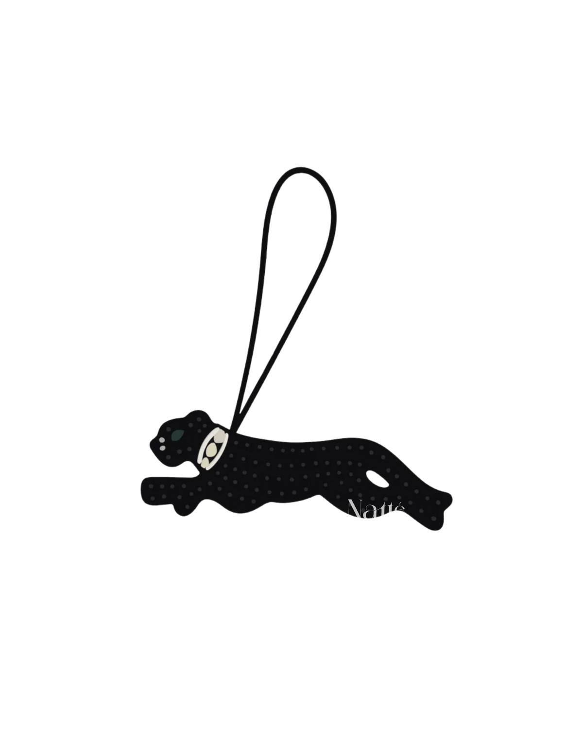 Noir Ember – Beaded Charm