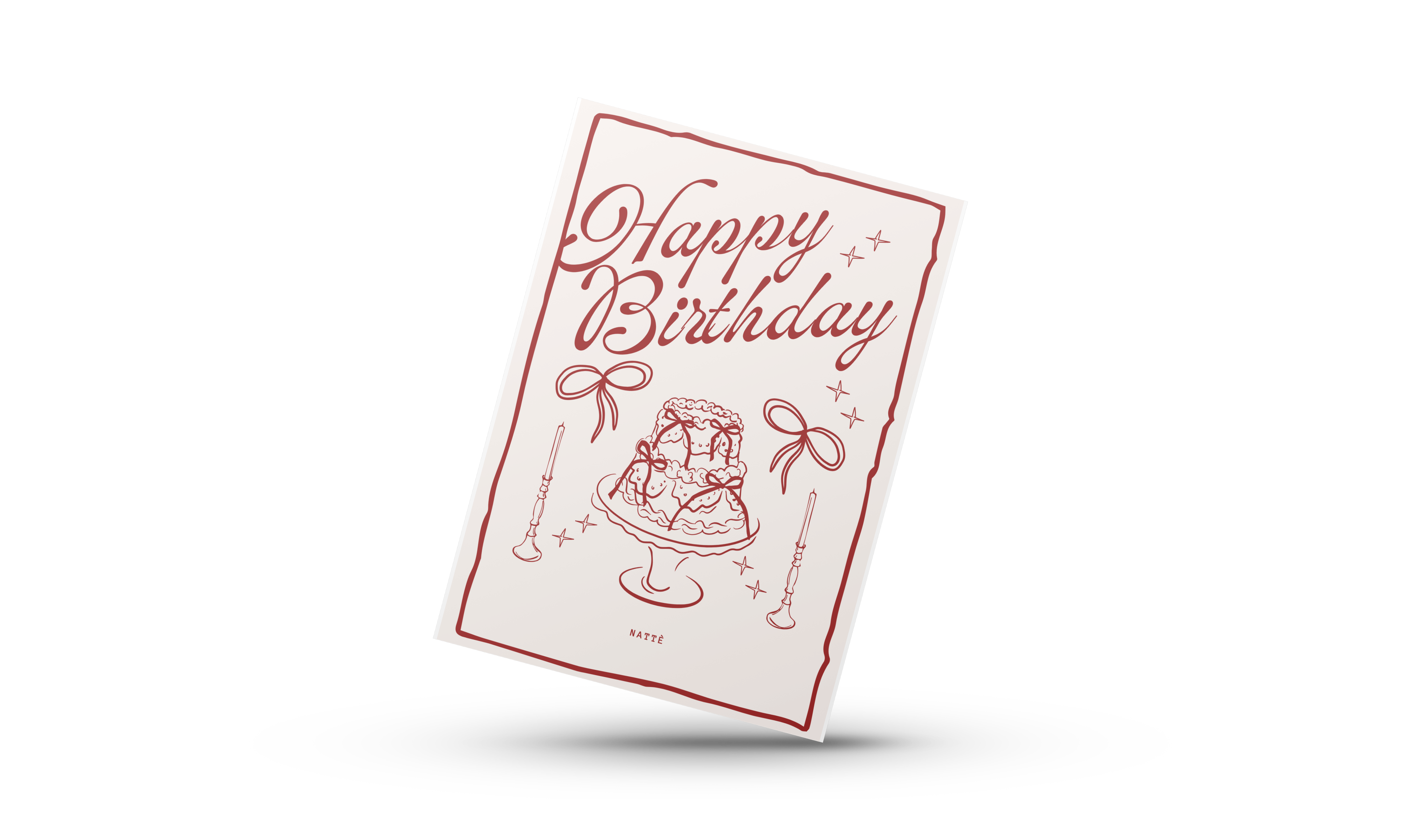 Happy Birthday - A slice of vintage charm