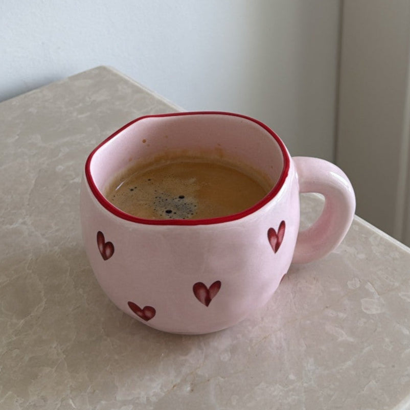 Love in a Cup – Heart Mug
